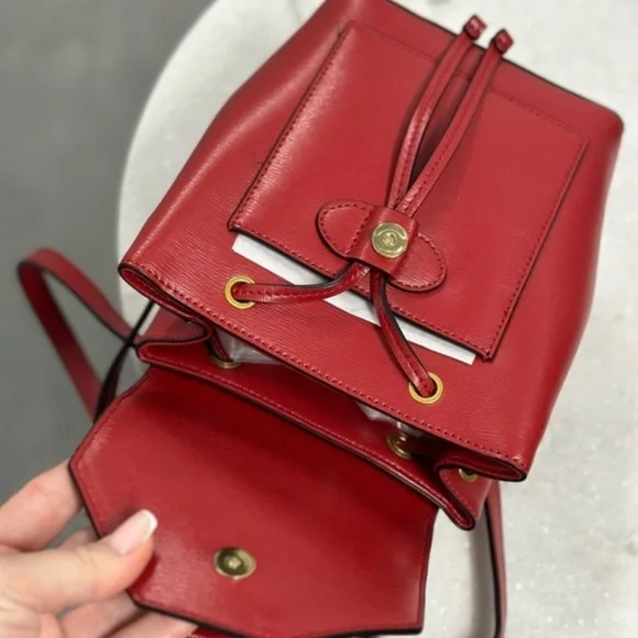 NWT DKNY leather backpack